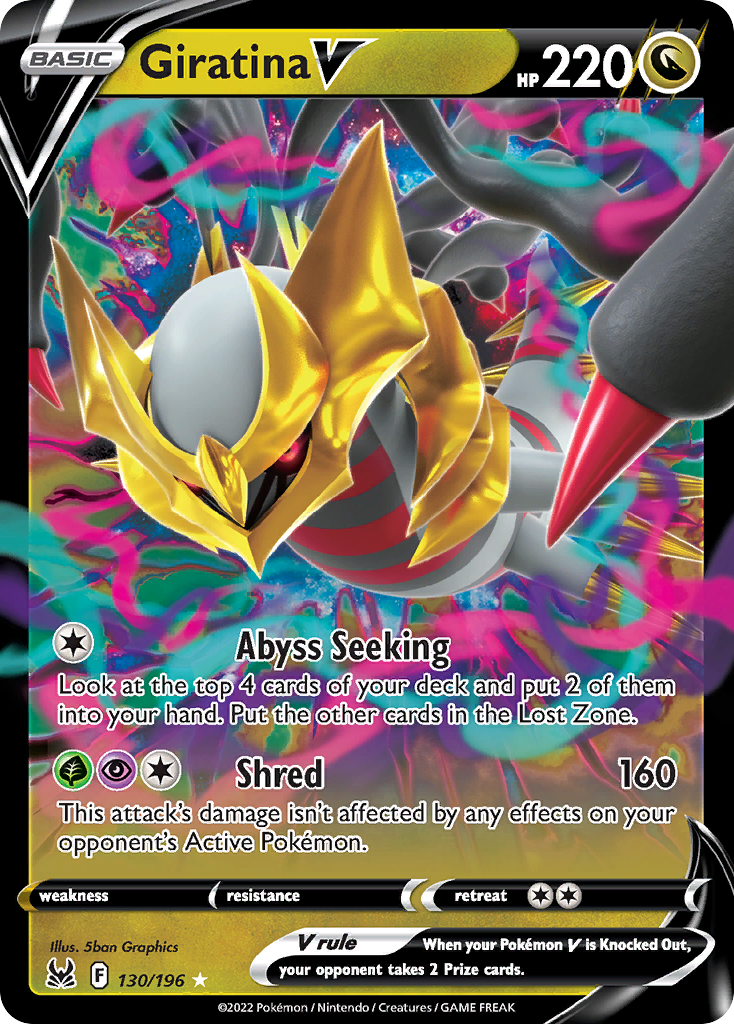 Lost Origin Giratina V #130/196